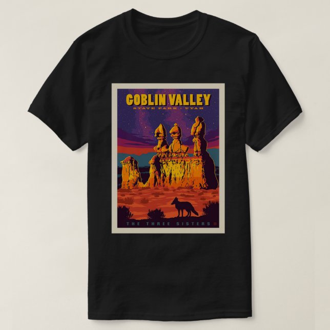 Camiseta Parque Estatal Goblin Valley Utah (Diseño del anverso)