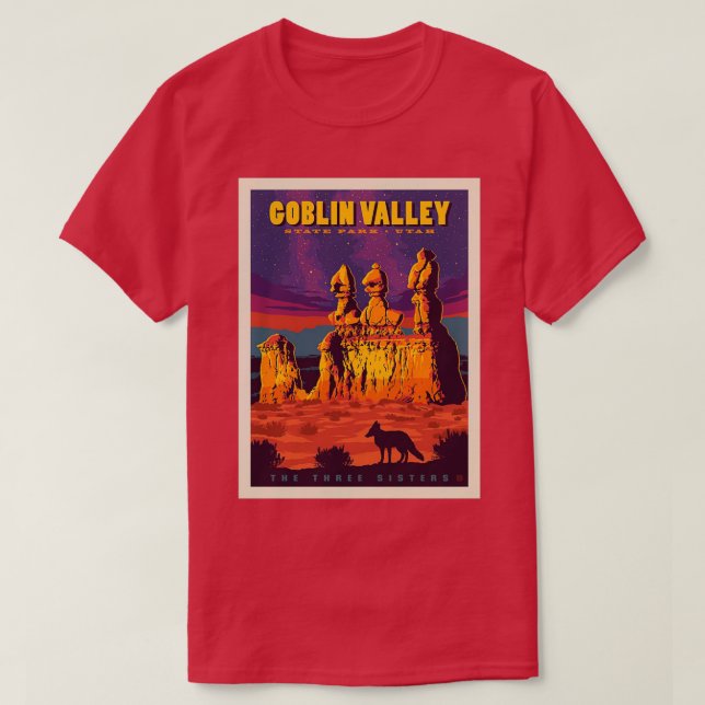 Camiseta Parque Estatal Goblin Valley Utah 1 (Diseño del anverso)