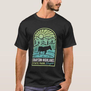 Camiseta Parque estatal Grayson Highlands en Virginia