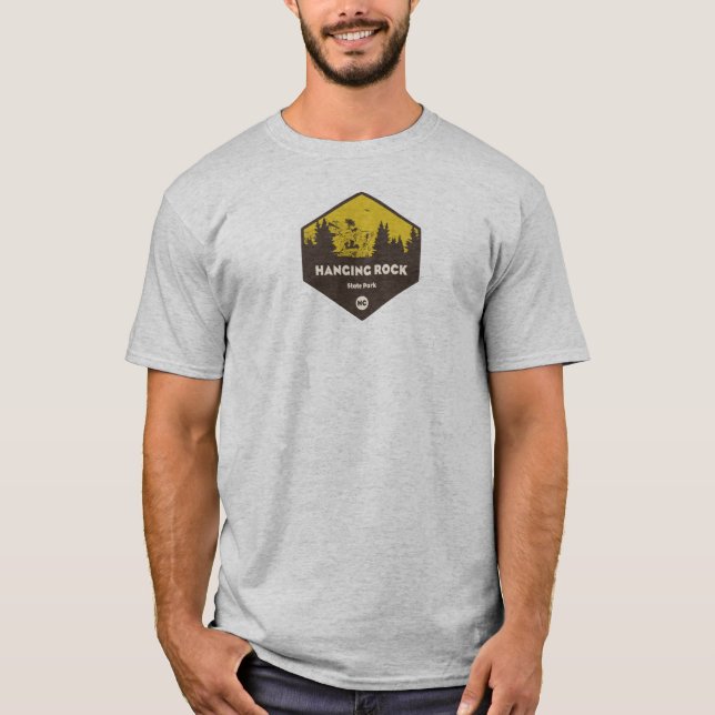Camiseta Parque Estatal Hanging Rock, Carolina del Norte (Anverso)