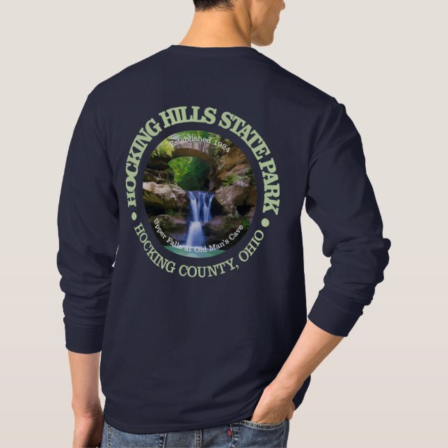 Camiseta Parque estatal Hocking Hills (Reverso)