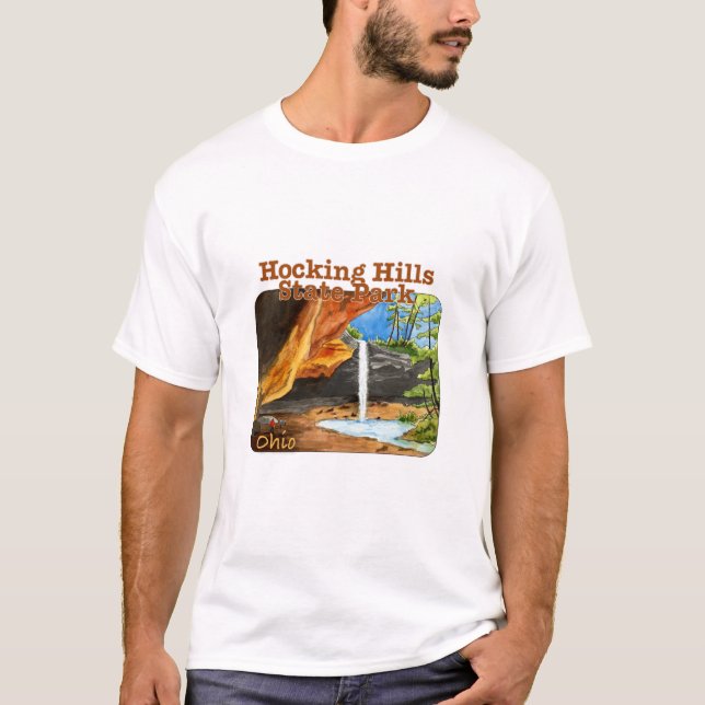 Camiseta Parque Estatal Hocking Hills, Ohio (Anverso)