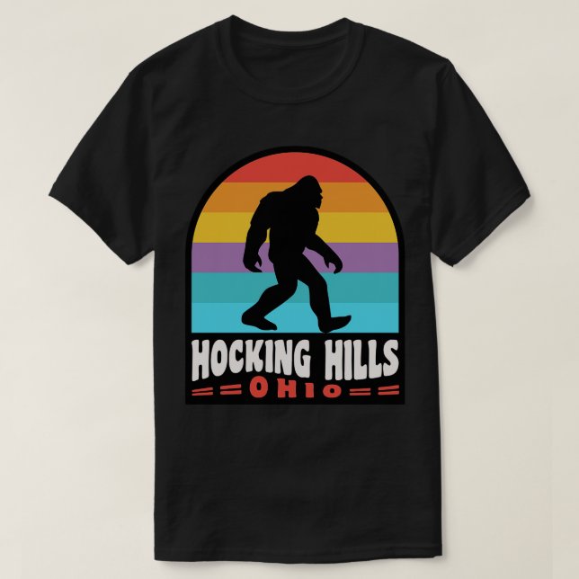 Camiseta Parque estatal Hocking Hills Ohio (Diseño del anverso)