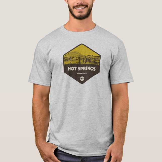 Camiseta Parque Estatal Hot Springs Wyoming (Anverso)