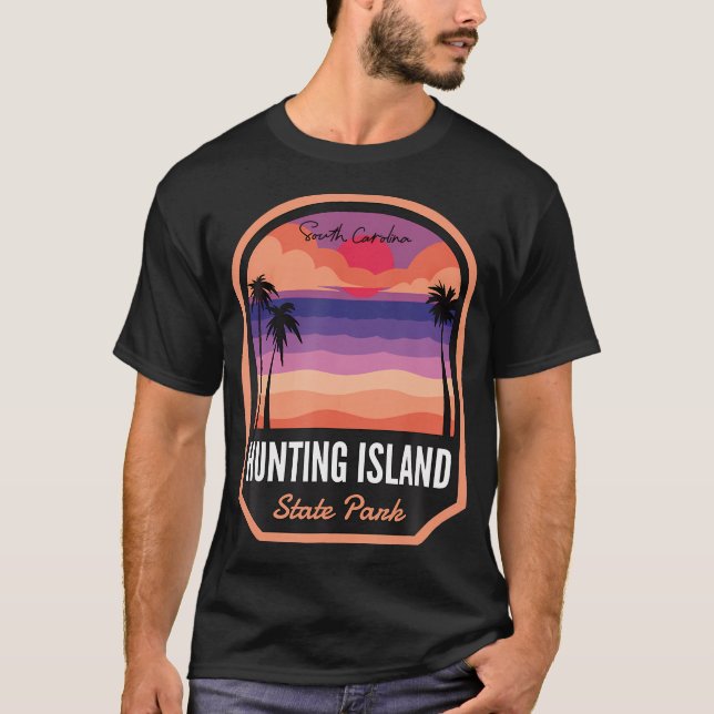 Camiseta Parque Estatal Hunting Island Carolina del Sur (Anverso)