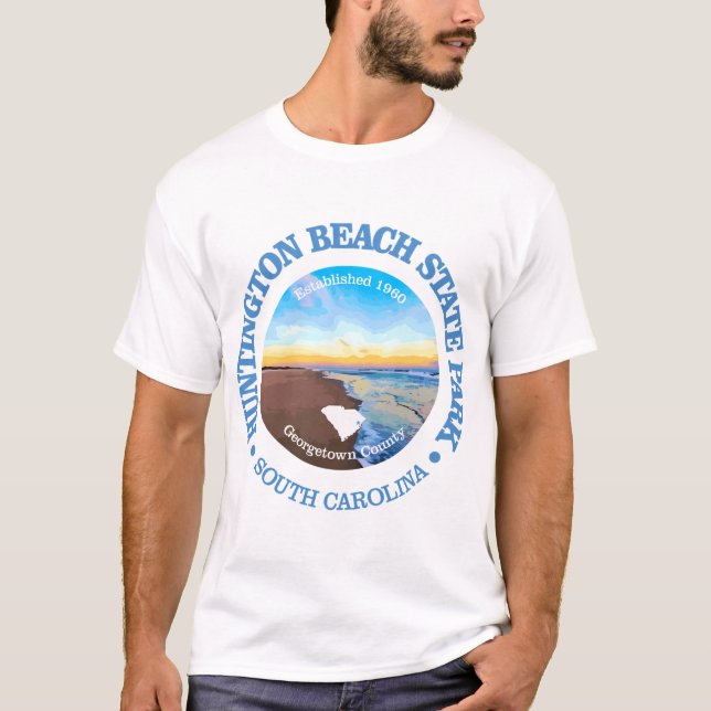 Camiseta Parque estatal Huntington Beach (Anverso)