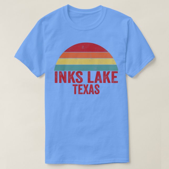 Camiseta Parque Estatal Inks Lake Texas (Diseño del anverso)