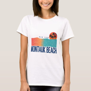 Camiseta Parque Estatal Isla Mustang Texas Hombres Surf Muj