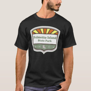 Camiseta Parque estatal Isla Palmetto Louisiana La Sunburst