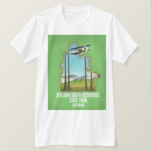 Camiseta Parque estatal Jedediah Smith Redwoods