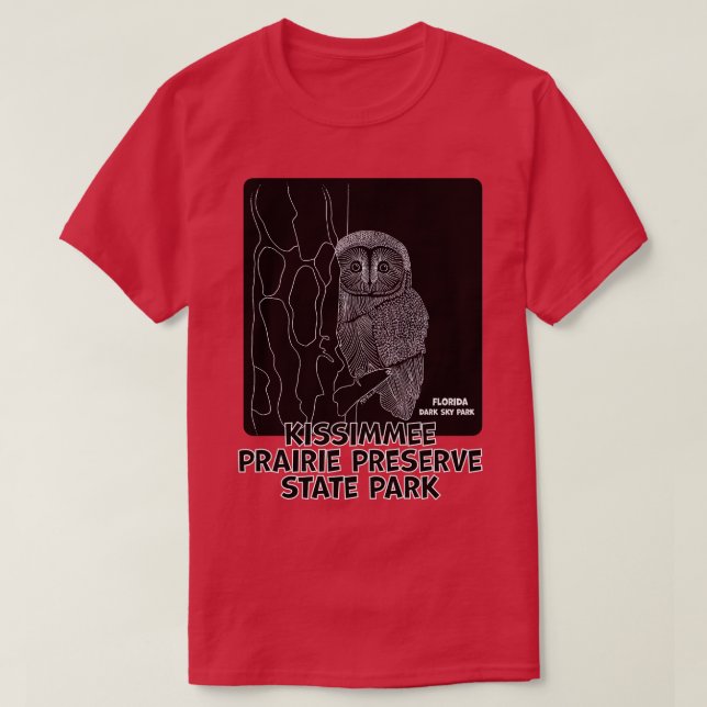 Camiseta Parque Estatal Kissimmee Prairie Preserve Florida  (Diseño del anverso)