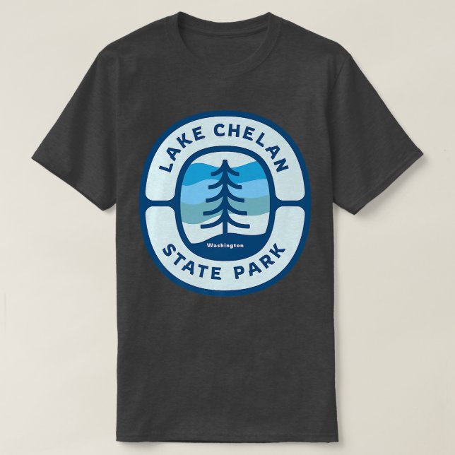 Camiseta Parque Estatal Lake Chelan Washington WA Vacation  (Diseño del anverso)