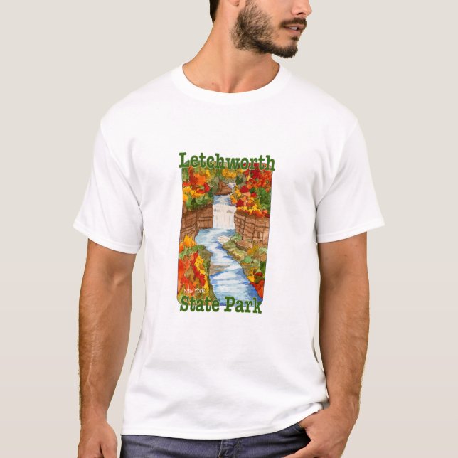 Camiseta Parque Estatal Letchworth, Nueva York (Anverso)