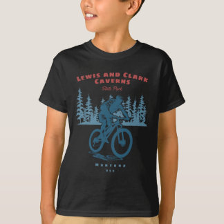 Camiseta Parque Estatal Lewis And Clark Caverns Bicicleta d