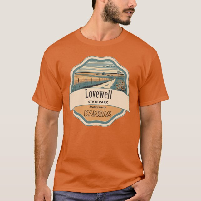 Camiseta Parque Estatal Lovewell (Anverso)
