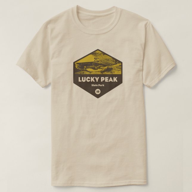 Camiseta Parque Estatal Lucky Peak Idaho (Diseño del anverso)