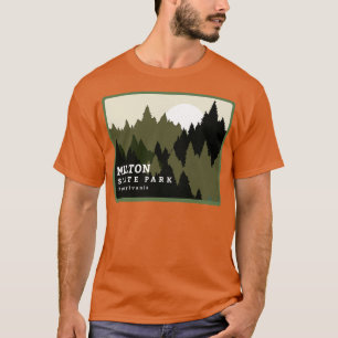Camiseta Parque Estatal Milton Pennsylvania Forest Sunrise