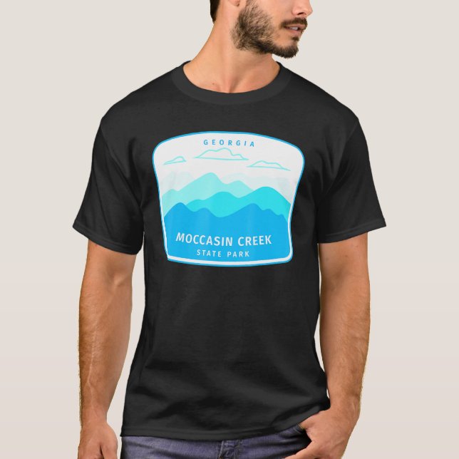 Camiseta Parque estatal Mocasionn Creek Georgia Ga Mountain (Anverso)