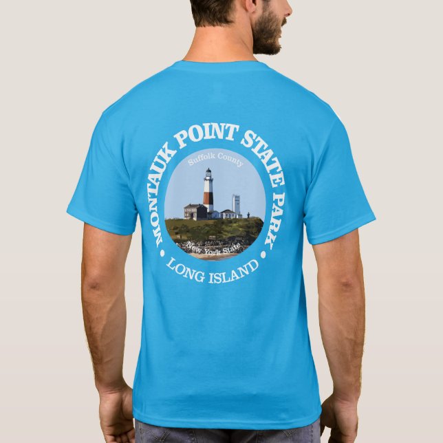 Camiseta Parque estatal Montauk Point (Reverso)