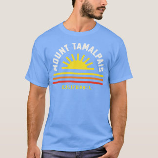 Camiseta Parque Estatal Monte Tamalpais Retro Rayas Vintage