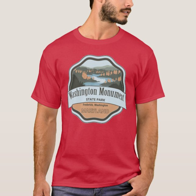 Camiseta Parque Estatal Monumento a Washington Frederick (Anverso)