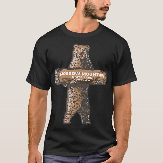 Camiseta Parque Estatal Morrow Mountain North Carolina Bear (Anverso)