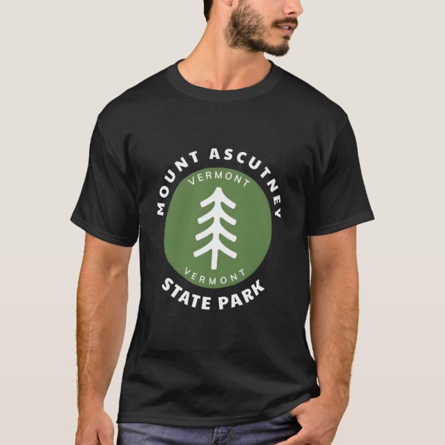 Camiseta Parque Estatal Mount Ascutney Vermont Vt Forest Tr (Anverso)
