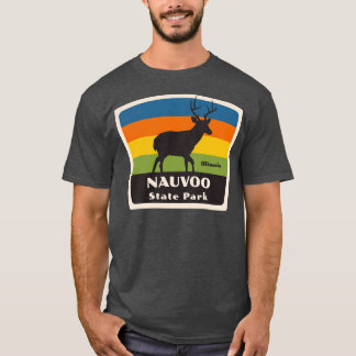 Camiseta Parque estatal Nauvoo Illinois Roaming Deer