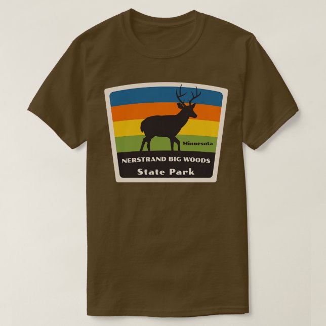 Camiseta Parque estatal Nerstrand Big Woods Minnesota Roami (Diseño del anverso)
