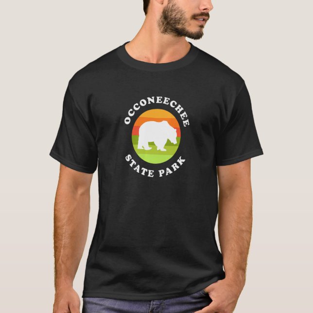 Camiseta Parque estatal Occoneechee Virginia Bear VA Souven (Anverso)