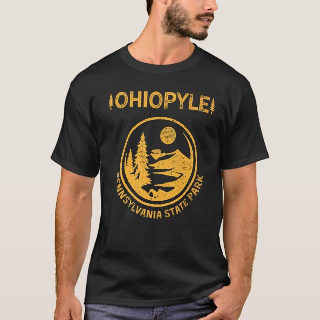 Camiseta Parque Estatal Ohiopyle Pennsylvania (Anverso)