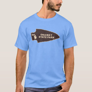Camiseta Parque Estatal Onaway Michigan MI Punta de Flecha