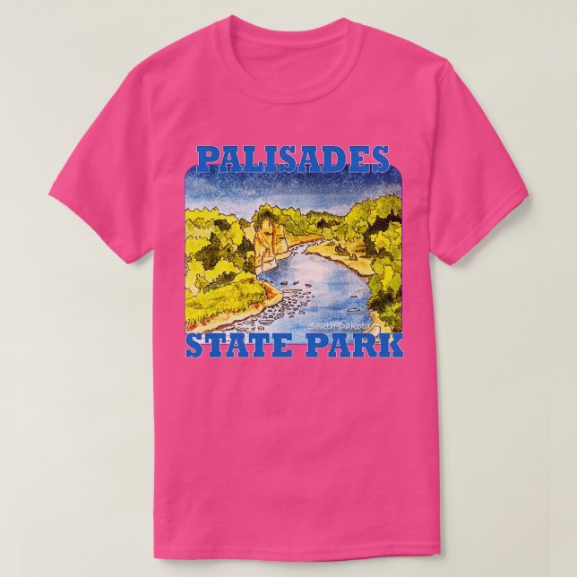 Camiseta Parque Estatal Palisades Dakota del Sur (Diseño del anverso)