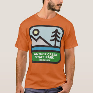 Camiseta Parque estatal Panther Creek Tennessee Simple Line