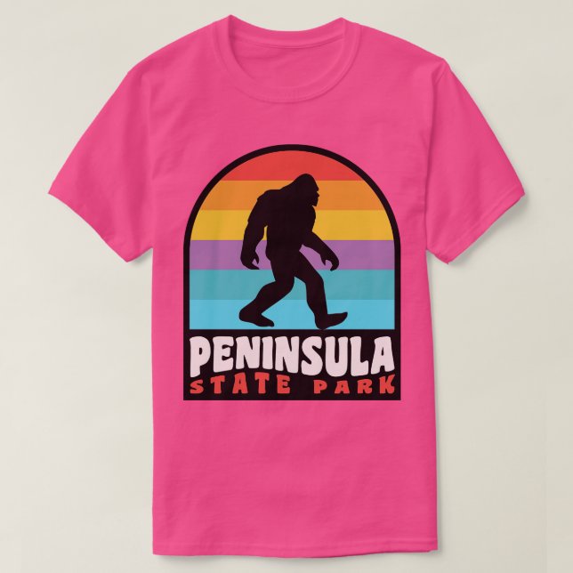 Camiseta Parque Estatal Peninsula Camping Wisconsin (Diseño del anverso)