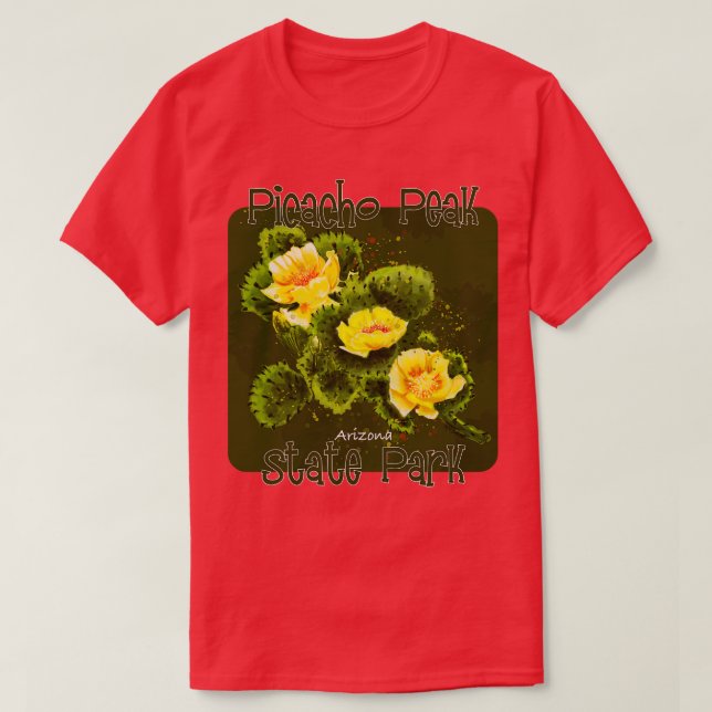 Camiseta Parque Estatal Picacho Peak, Arizona (Diseño del anverso)