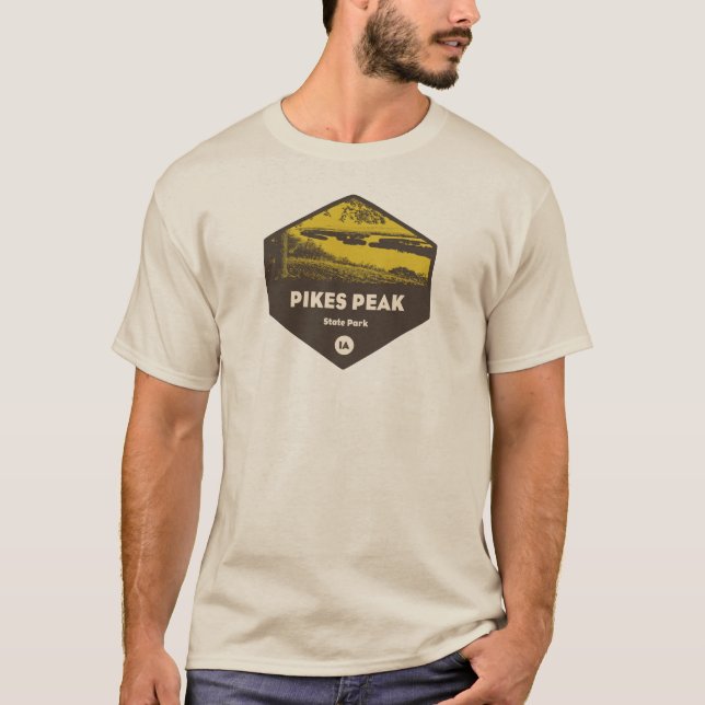 Camiseta Parque Estatal Pikes Peak Iowa (Anverso)