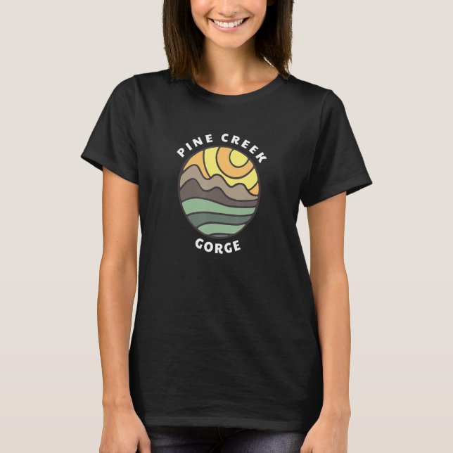 Camiseta Parque Estatal Pine Creek Gorge Pennsylvania PA So (Anverso)