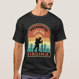 Camiseta Parque Estatal Pocahontas Virginia Retro Senderism