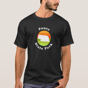 Camiseta Parque Estatal Ponca Nebraska Exteriores Amanecer 