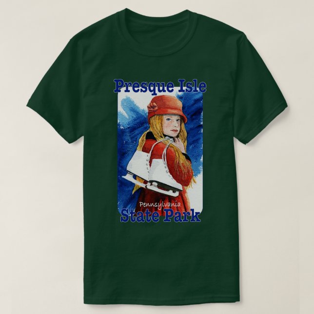 Camiseta Parque Estatal Presque Isle Pennsylvania (Diseño del anverso)