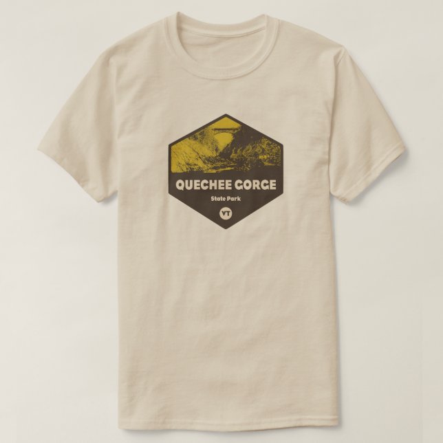 Camiseta Parque Estatal Quechee Gorge Vermont (Diseño del anverso)