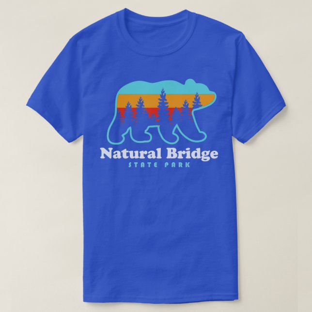 Camiseta Parque estatal Red River Gorge Kentucky Natural Br (Diseño del anverso)