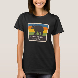 Camiseta Parque Estatal Retro Cook Forest Park Pennsylvania
