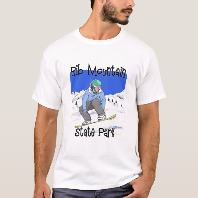 Camiseta Parque Estatal Rib Mountain, Wisconsin (Anverso)