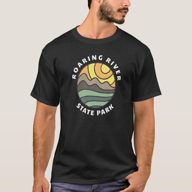 Camiseta Parque Estatal Roaring River Mountain Vacatio (Anverso)