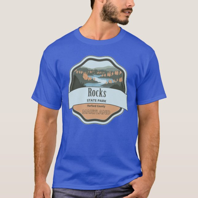 Camiseta Parque Estatal Rocks Condado de Harford (Anverso)