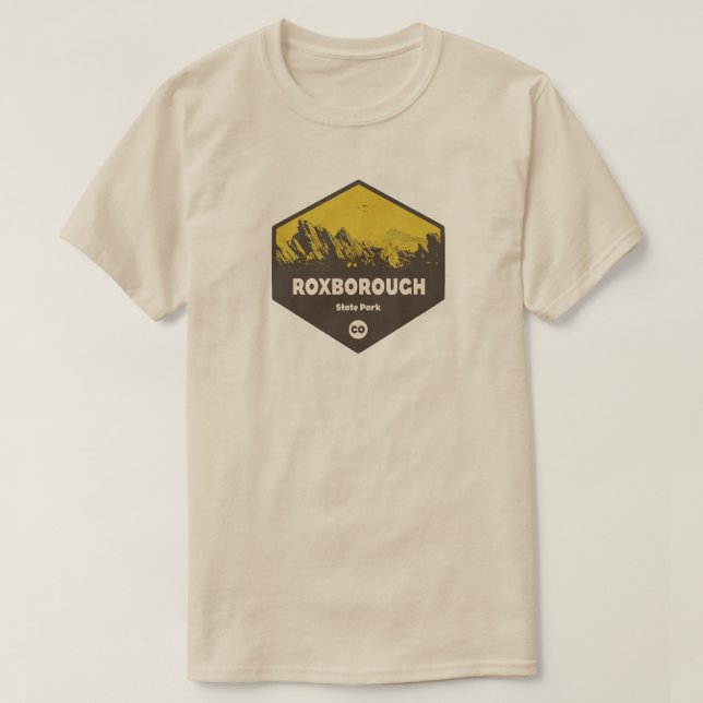 Camiseta Parque Estatal Roxborough Colorado (Diseño del anverso)