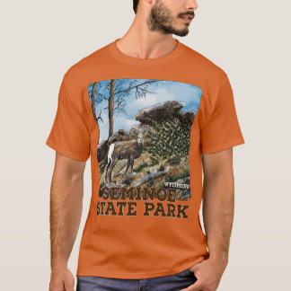 Camiseta Parque estatal Seminoe Wyoming