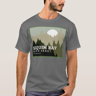Camiseta Parque Estatal Sequim Bay Árboles y bosques de Was
